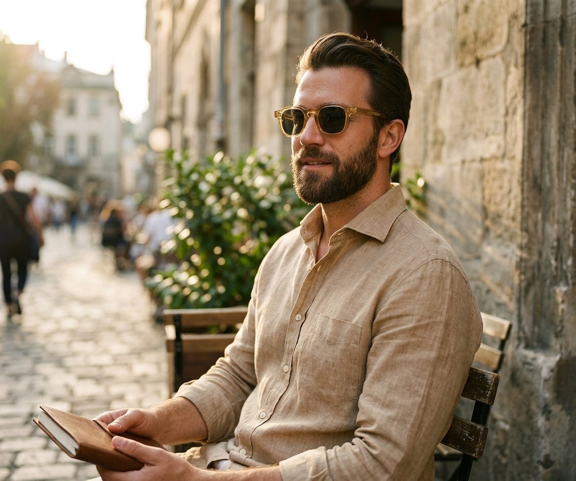 Stylish Retro Sunglasses with Polarized Lenses and UV Protection