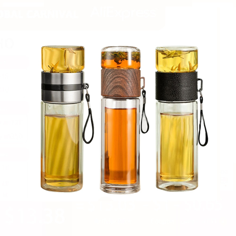 Stylowy termos na herbatę z podwójnymi ściankami – 400 ml, idealny do podróży 4
