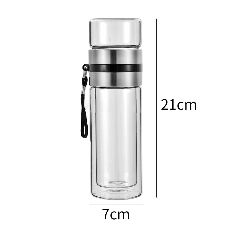 Stylowy termos na herbatę z podwójnymi ściankami – 400 ml, idealny do podróży 5
