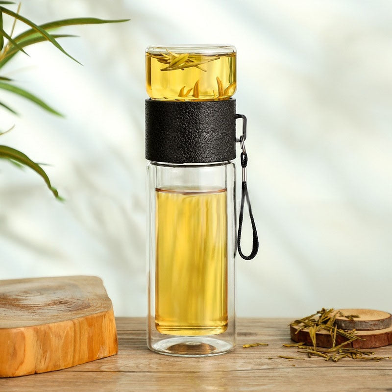 Stylowy termos na herbatę z podwójnymi ściankami – 400 ml, idealny do podróży 6