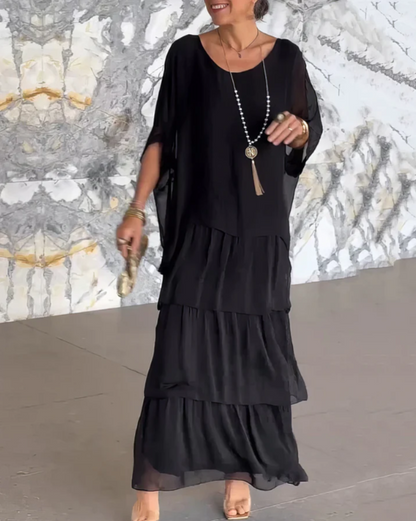 Caroline: Timeless, Elegant Flowing Maxi Dress