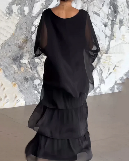 Elegant Long Flowing Dress