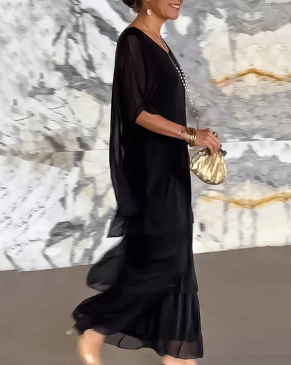 Elegant Long Flowing Dress