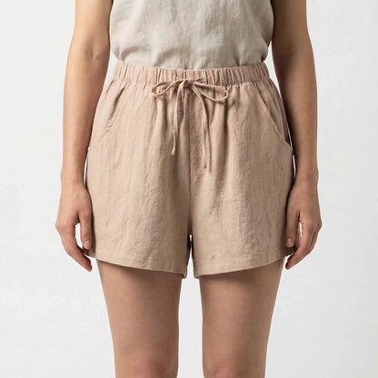 Summova - Short De Tiro Alto Con Cordón Ajustable 