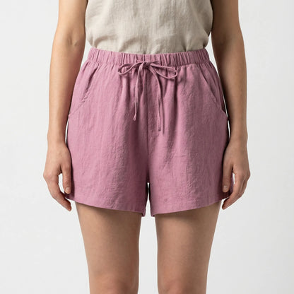 Summova - Short De Tiro Alto Con Cordón Ajustable 