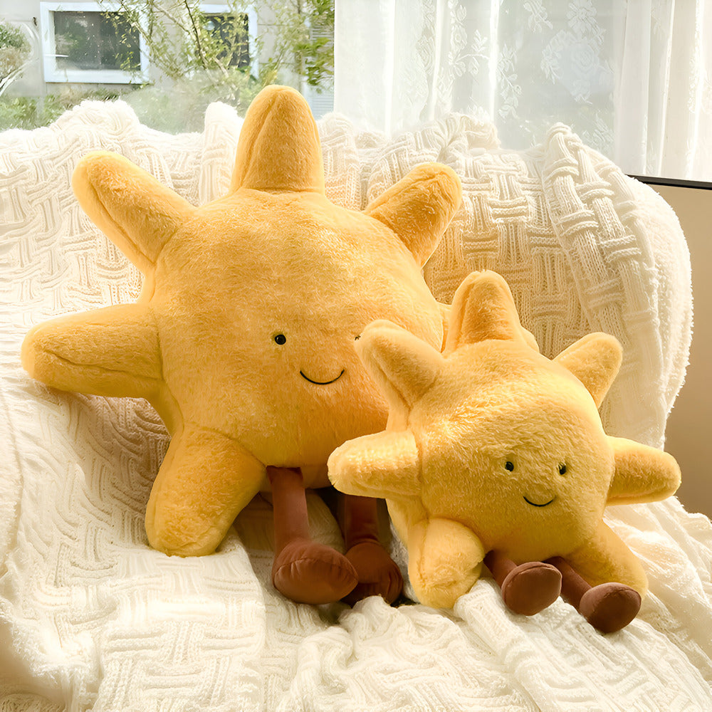 Sierkussen Zon Maan Pluche Kussen Kinderkamer Decoratie 28-48cm | Restfield