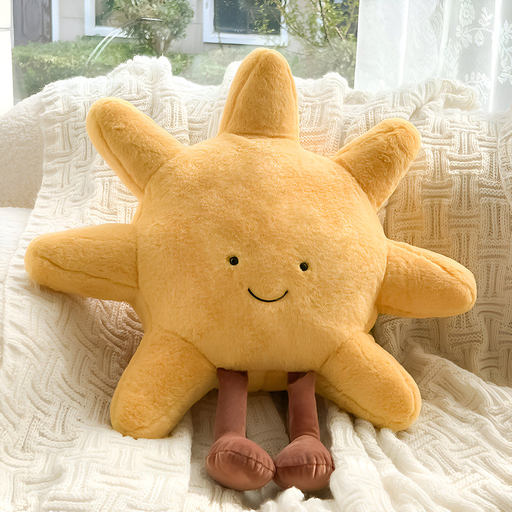 Sierkussen Zon Maan Pluche Kussen Kinderkamer Decoratie 28-48cm | Restfield