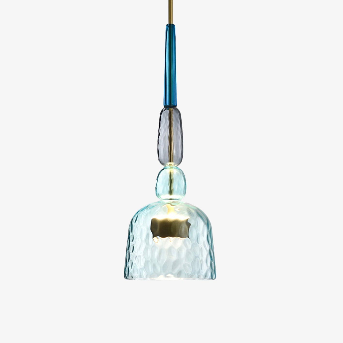 Design Glazen Hanglamp Met Gekleurd Glas En Geïntegreerde Led Moderne Cilindervormige Plafondlamp Voor Keuken Eettafel Woonkamer Met Verstelbaar Snoer | Restfield