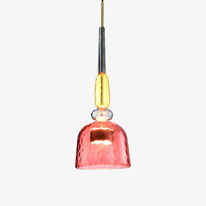 Design Glazen Hanglamp Met Gekleurd Glas En Geïntegreerde Led Moderne Cilindervormige Plafondlamp Voor Keuken Eettafel Woonkamer Met Verstelbaar Snoer | Restfield
