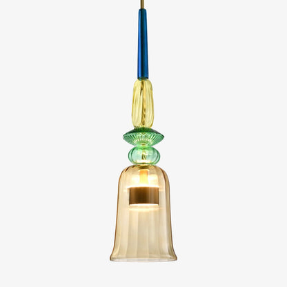 Design Glazen Hanglamp Met Gekleurd Glas En Geïntegreerde Led Moderne Cilindervormige Plafondlamp Voor Keuken Eettafel Woonkamer Met Verstelbaar Snoer | Restfield