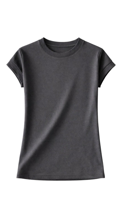 T-Shirt con Collo O e Maniche Corte Uomo | Comfort Quotidiano & Linea Essenziale