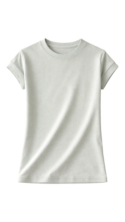 T-Shirt con Collo O e Maniche Corte Uomo | Comfort Quotidiano & Linea Essenziale