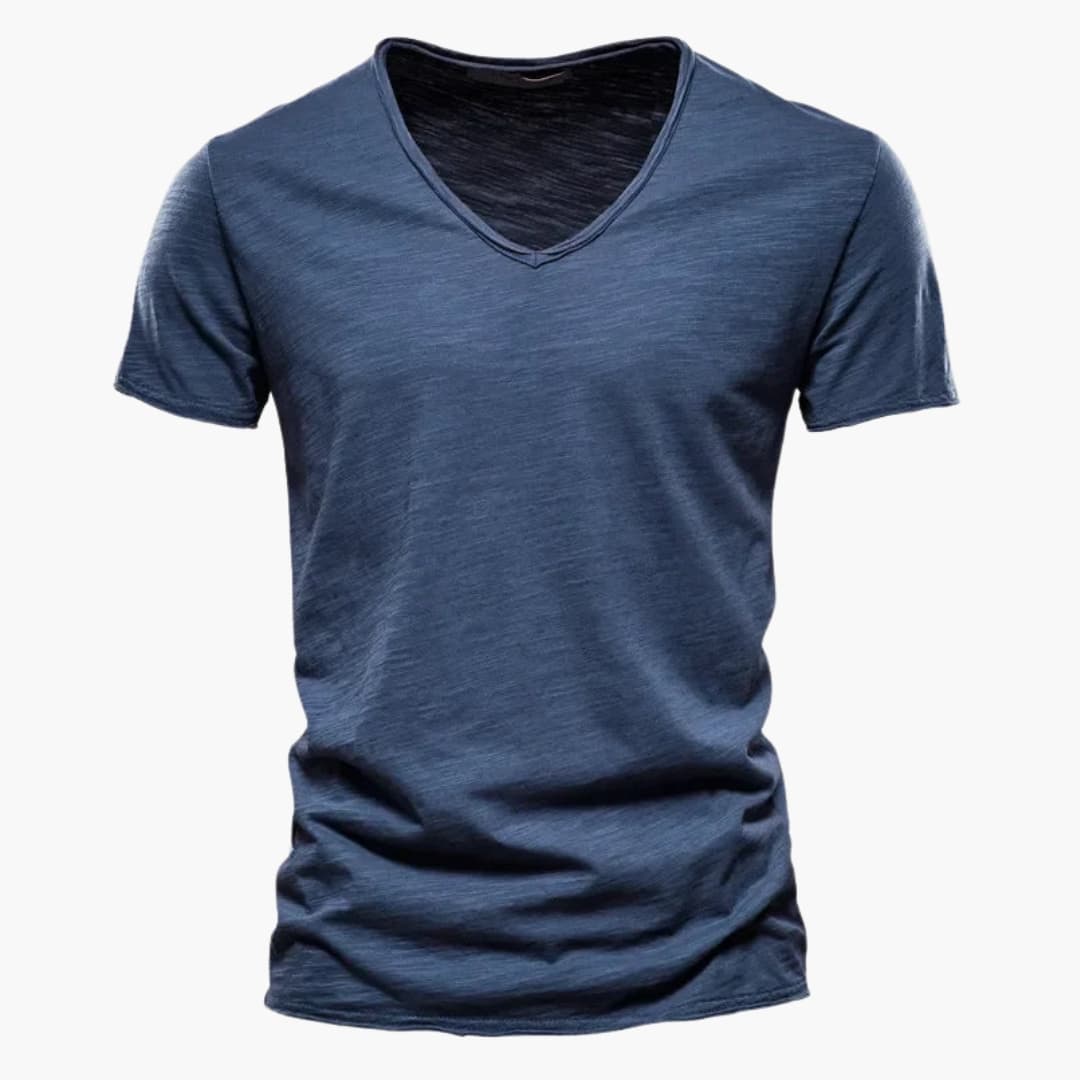 Heren T-Shirt met Ronde Hals en Korte Mouwen – Zomer Essential
