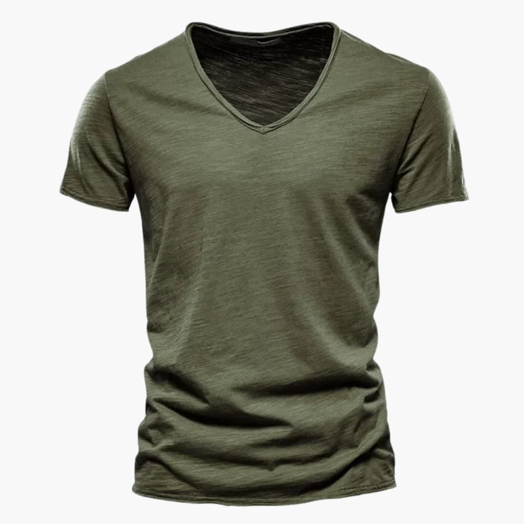 Heren T-Shirt met Ronde Hals en Korte Mouwen – Zomer Essential