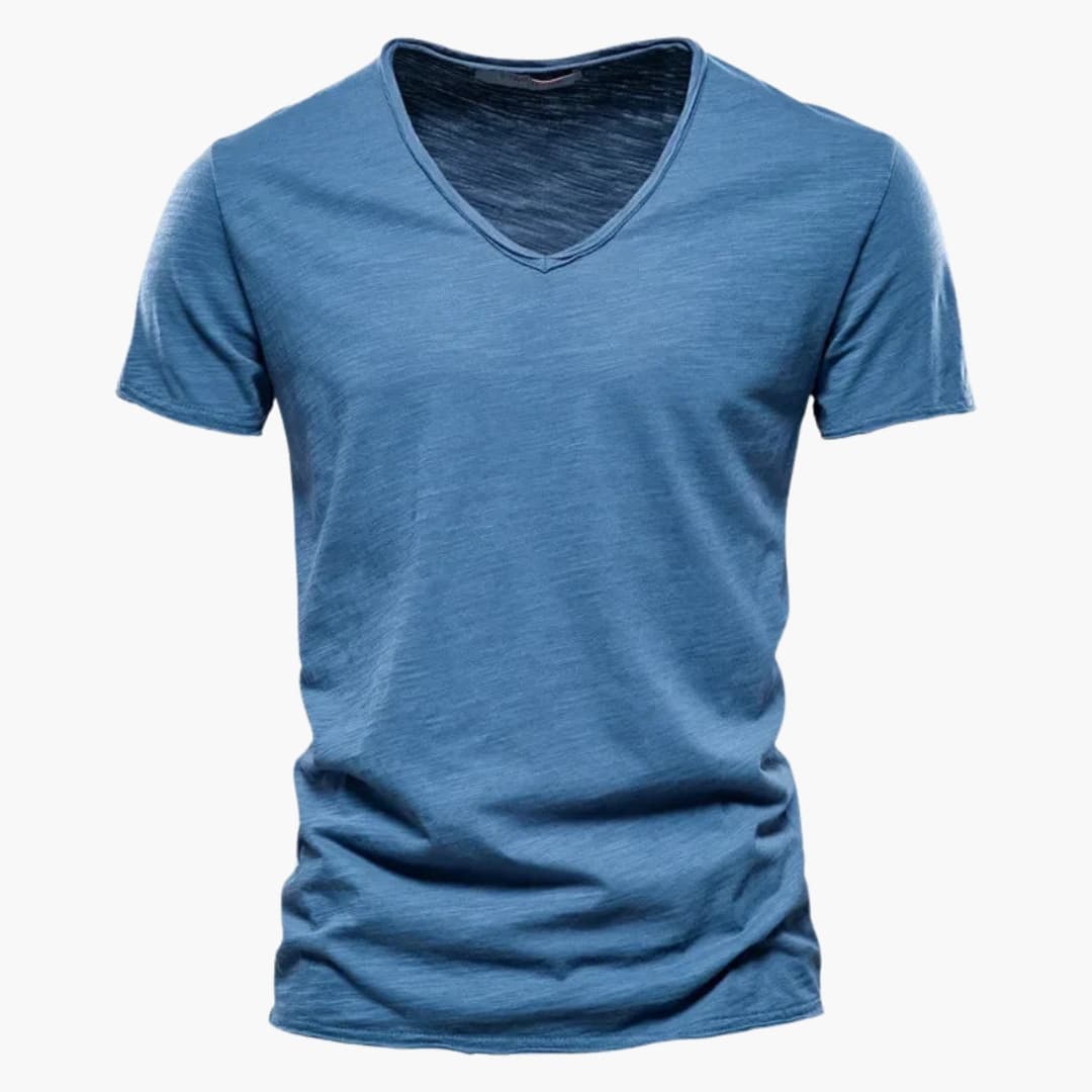 Heren T-Shirt met Ronde Hals en Korte Mouwen – Zomer Essential