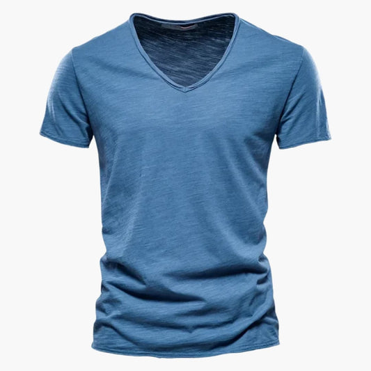 Heren T-Shirt met Ronde Hals en Korte Mouwen – Zomer Essential