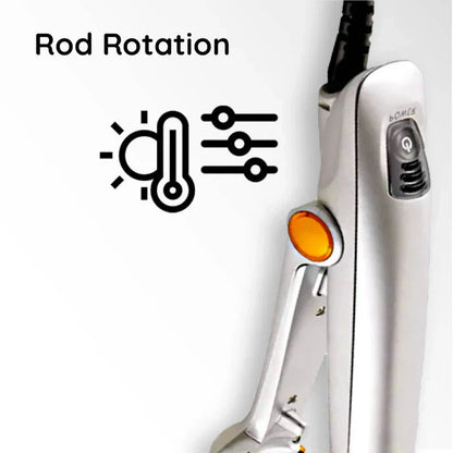 2-in-1 Rotating Hair Brush and Iron for Professional Styling