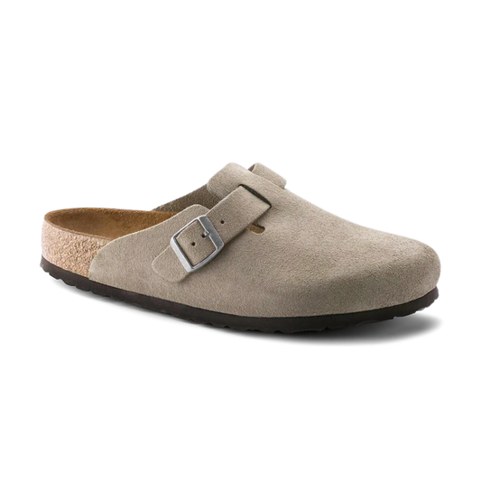 Suede Clogs