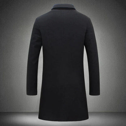 Álvaro | Abrigo largo entallado de estilo business para hombre