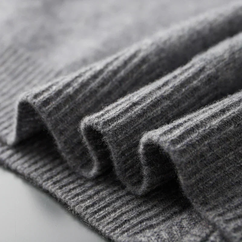 Men's cashmere zip jacket Warm and elegant - Perfect for autumn