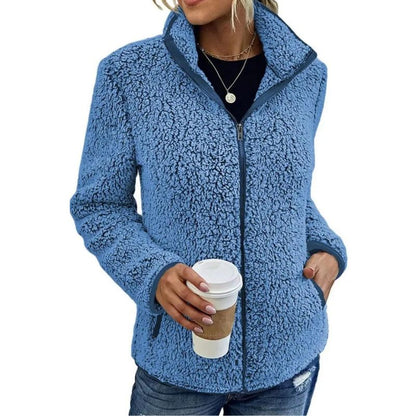 Kerina | Zachte fleecejas voor dames – Warme casual jas voor buiten