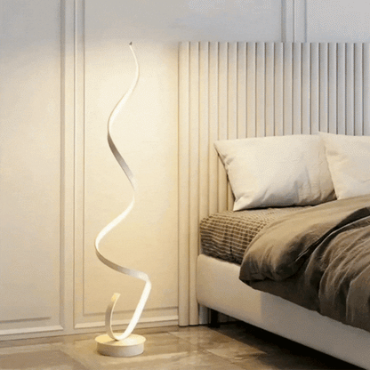 Istanbul – LED-Spiral-Stehleuchte dimmbar 130 cm – modern & elegant