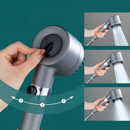 PowerShower – Højtryksbruser med Justerbar Vandstrøm til Spa-Lignende Oplevelse