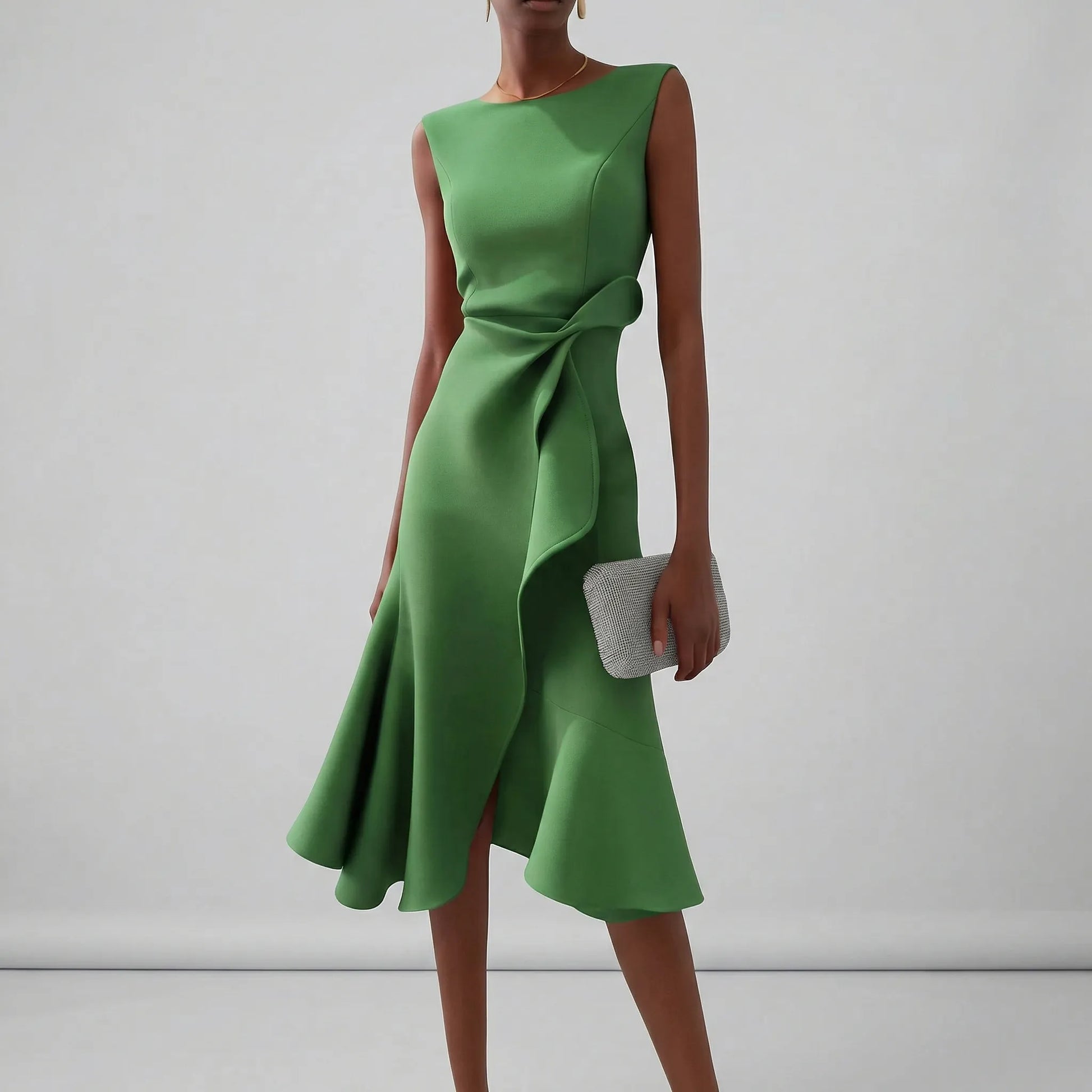 Tailliertes Abendkleid Mit Faltendetails - Karla