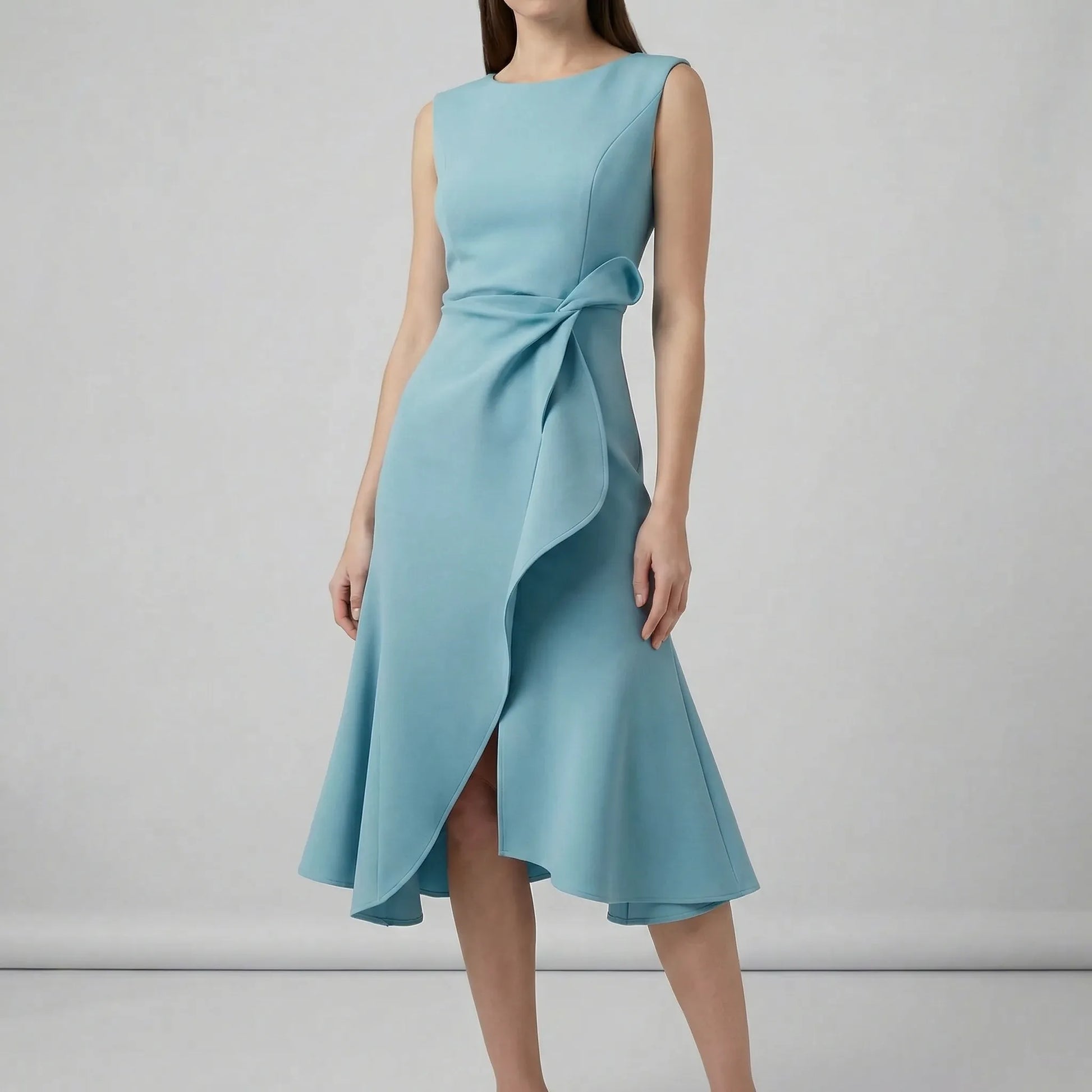Tailliertes Abendkleid Mit Faltendetails - Karla