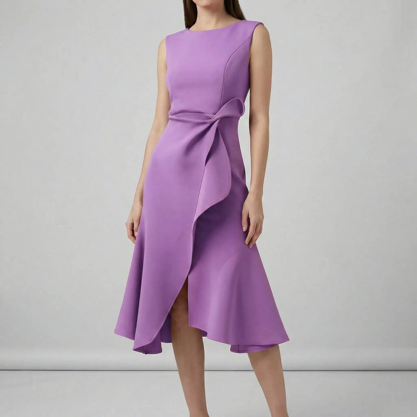 Tailliertes Abendkleid Mit Faltendetails - Karla