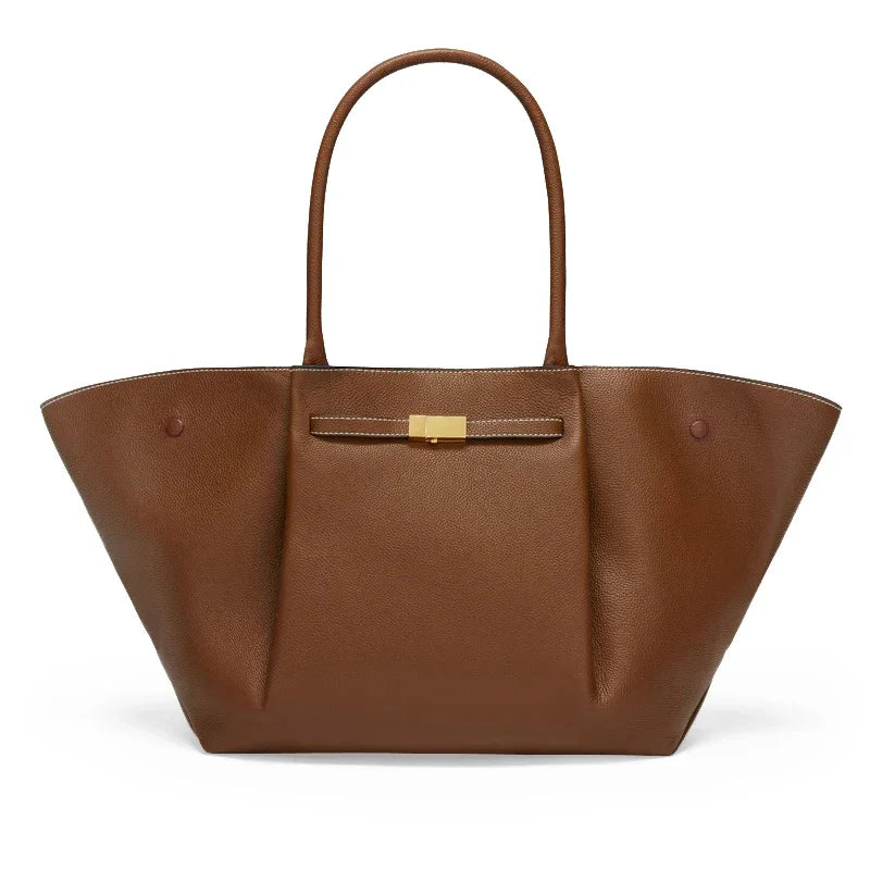 Celestina Sac à Main Femme – Élégant en Cuir Vegan Durable avec Fermoir Doré et Grand Espace