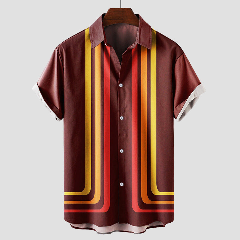 Teddy Retro Shirt | Cotton, Short Sleeves, Relaxed Fit 2