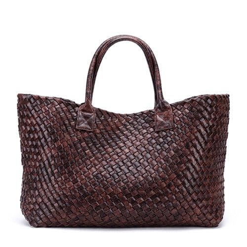 Tezza | Stylische Einkaufstasche mit Serpentinendruck