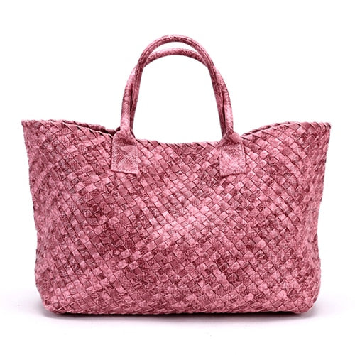 Tezza | Stylische Einkaufstasche mit Serpentinendruck