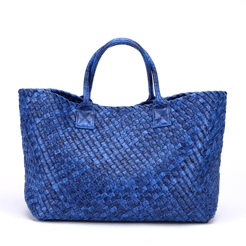 Tezza | Stylische Einkaufstasche mit Serpentinendruck