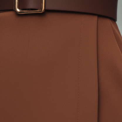 The Valeria | Abito midi con cintura