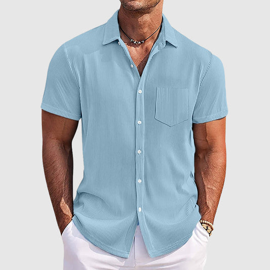 Hugo – Chemise d’été à rayures homme