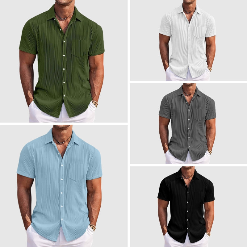Hugo – Chemise d’été à rayures homme