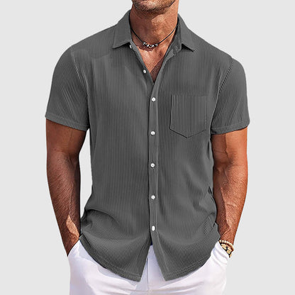 Hugo – Chemise d’été à rayures homme