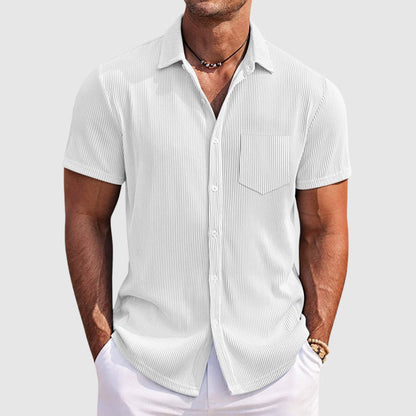 Hugo – Chemise d’été à rayures homme