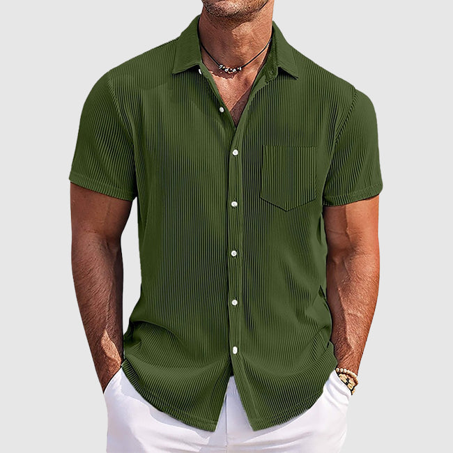 Hugo – Chemise d’été à rayures homme