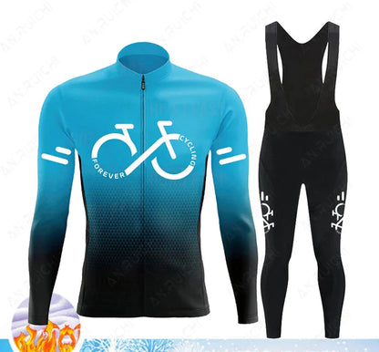 Thermo Radtrikot Set Winter | Warm, Winddicht, Atmungsaktiv