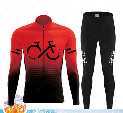 Thermo Radtrikot Set Winter | Warm, Winddicht, Atmungsaktiv
