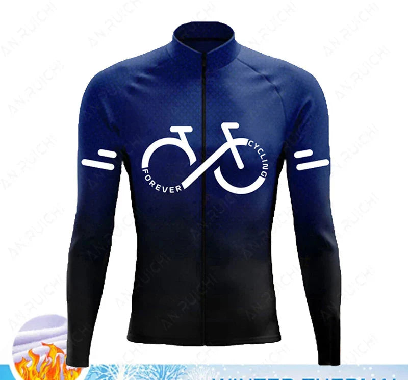 Thermo Radtrikot Set Winter | Warm, Winddicht, Atmungsaktiv