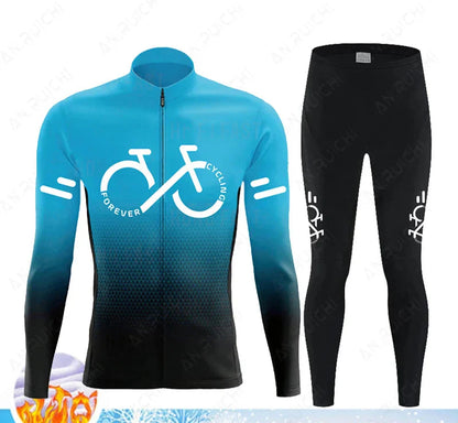 Thermo Radtrikot Set Winter | Warm, Winddicht, Atmungsaktiv