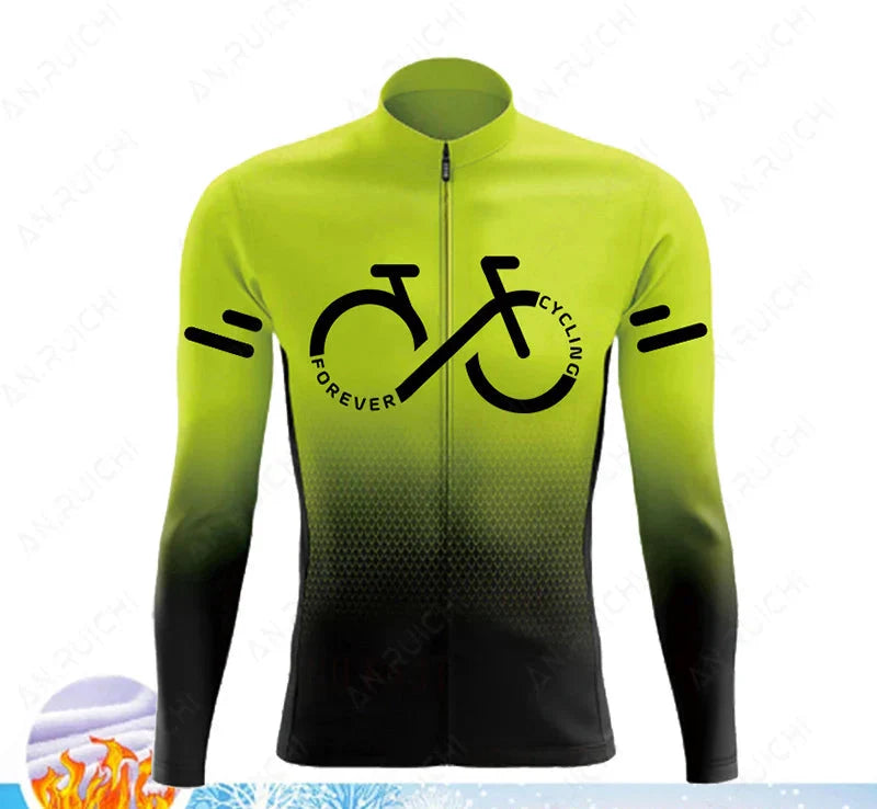 Thermo Radtrikot Set Winter | Warm, Winddicht, Atmungsaktiv