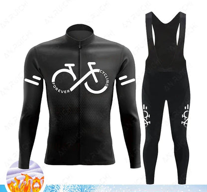 Thermo Radtrikot Set Winter | Warm, Winddicht, Atmungsaktiv