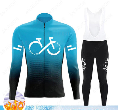 Thermo Radtrikot Set Winter | Warm, Winddicht, Atmungsaktiv