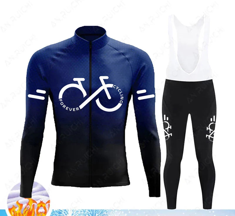 Thermo Radtrikot Set Winter | Warm, Winddicht, Atmungsaktiv