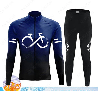 Thermo Radtrikot Set Winter | Warm, Winddicht, Atmungsaktiv